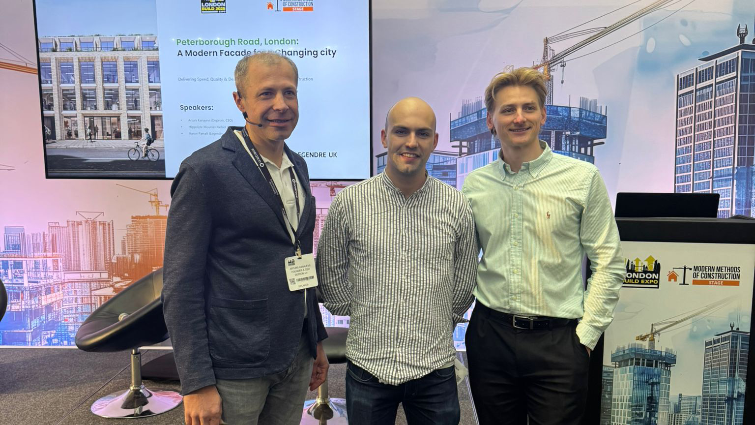 Deprom Presents Innovative Façade Strategy at London Build Expo